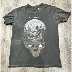 Travis Scott Cactus Jack MED Astroworld Stop Tryna Be God Reversible Gray TShirt